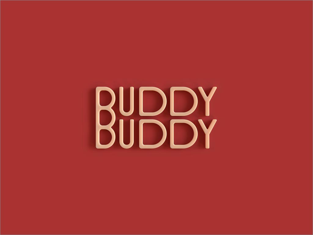 比利时Buddy Buddy坚果酱logo设计