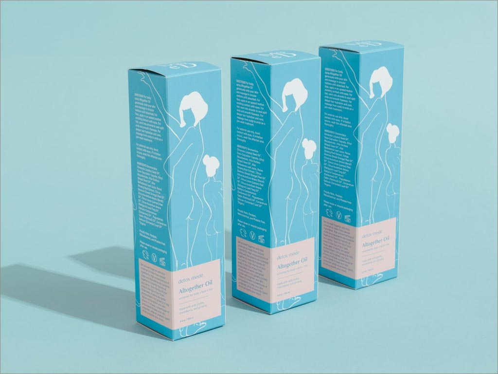Detox Mode排毒精油包装设计