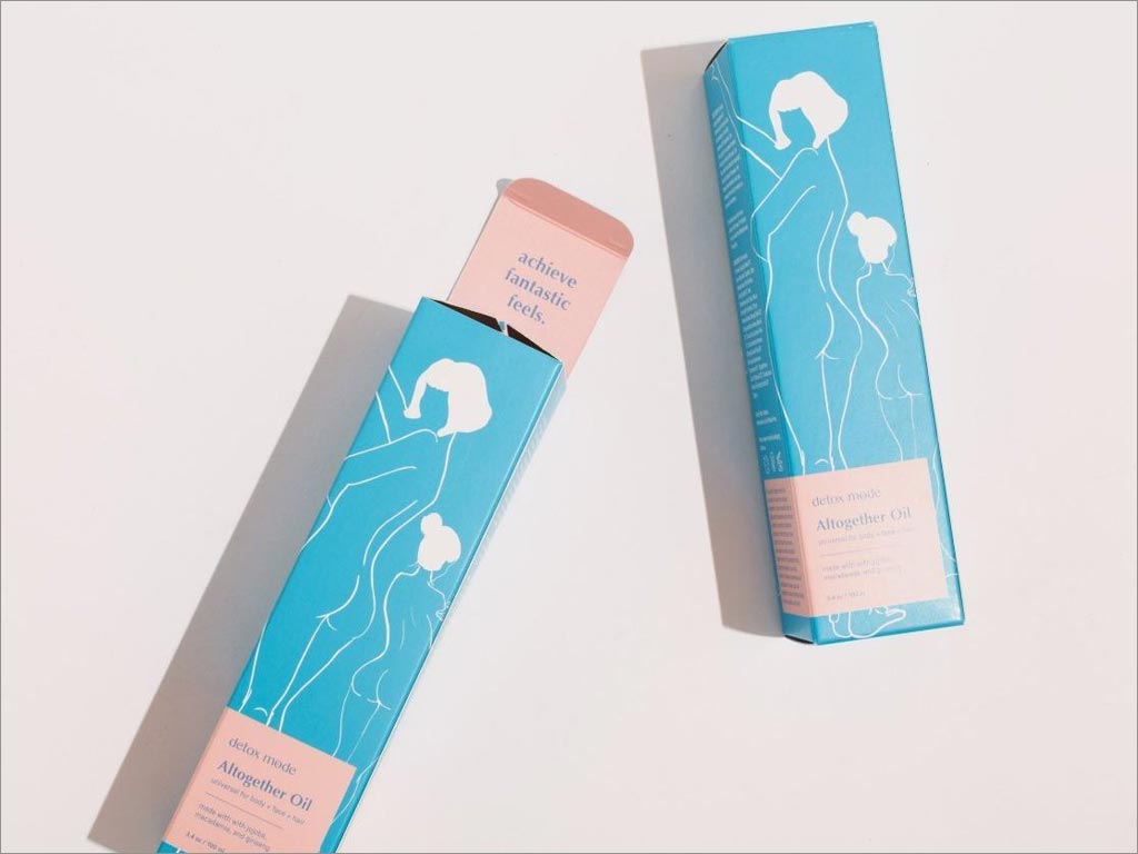 Detox Mode排毒精油包装设计