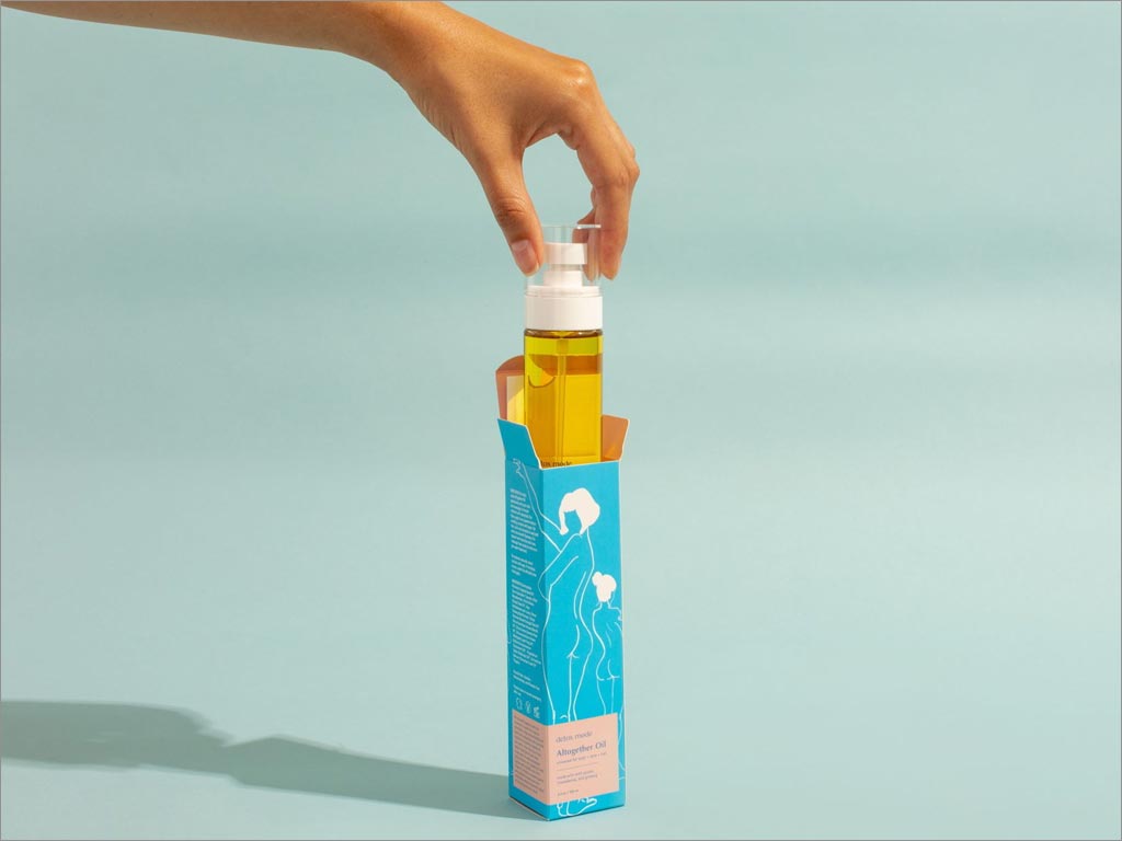 Detox Mode排毒精油包装设计之开盒图