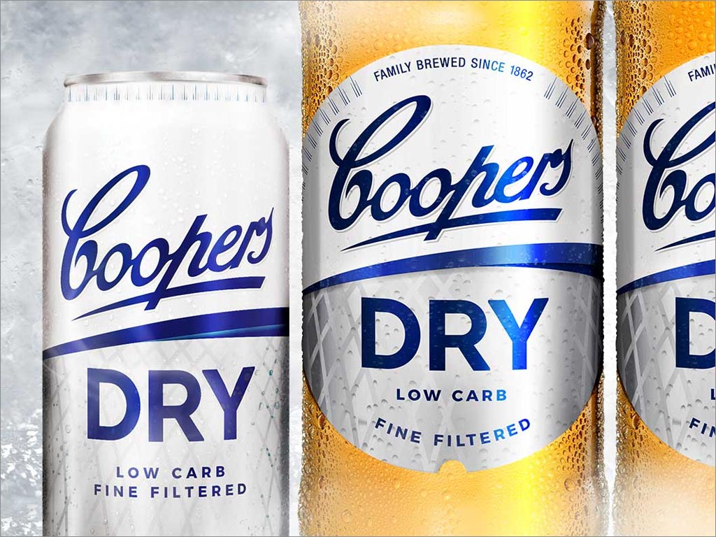 Coopers Dry啤酒包装设计