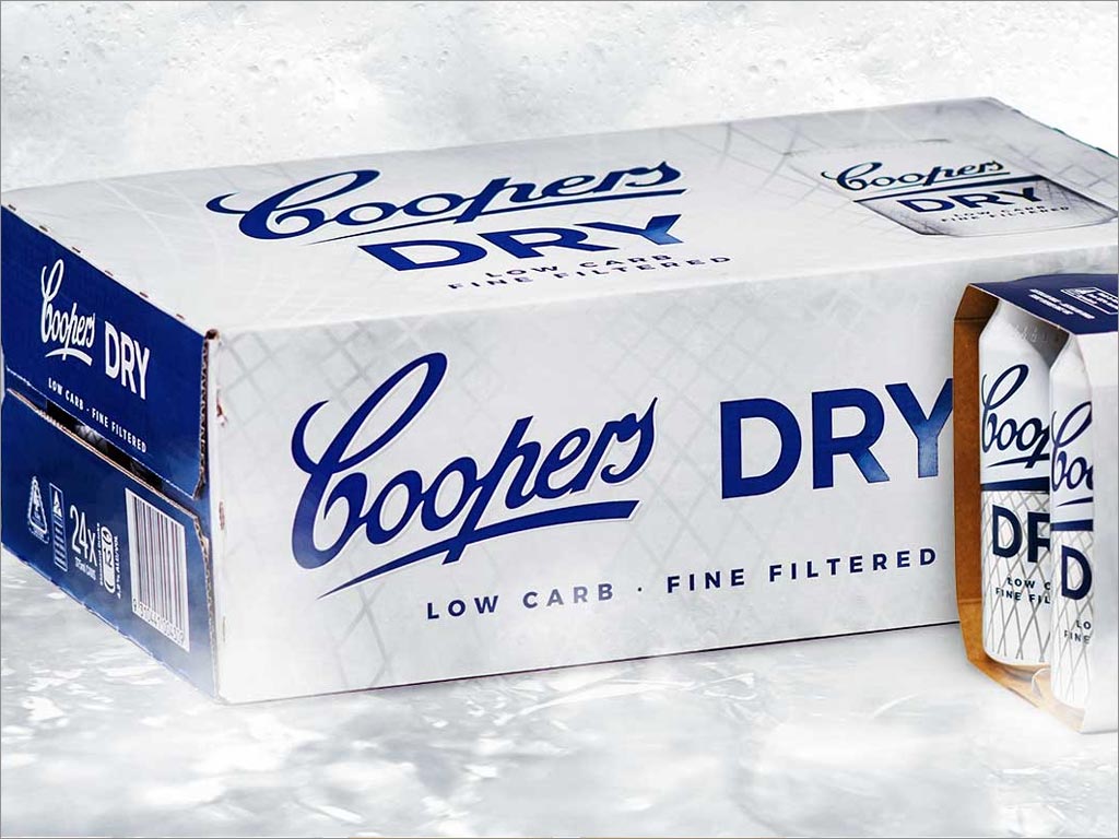 Coopers Dry啤酒外箱包装设计
