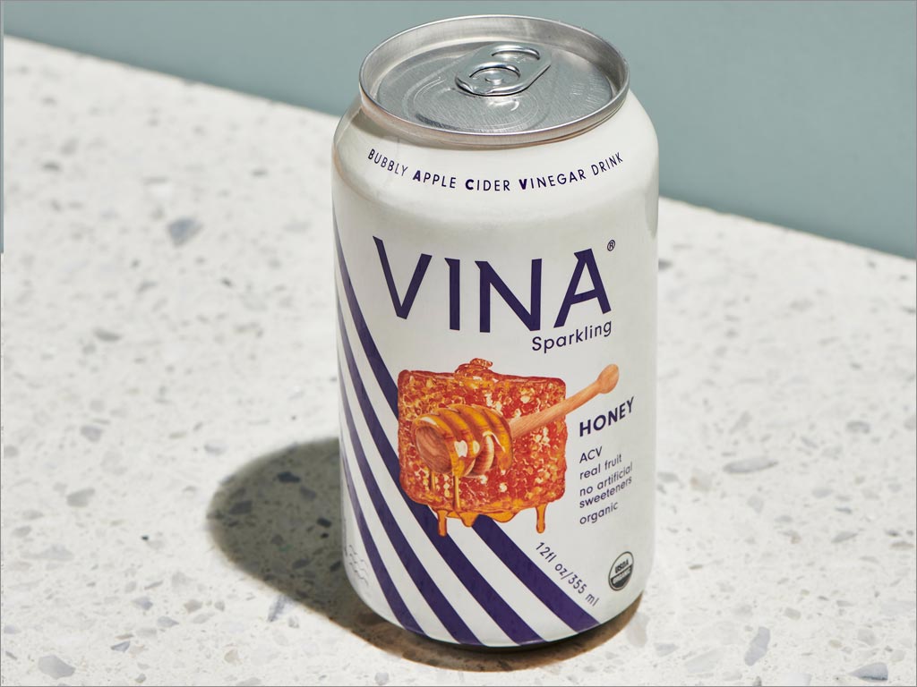 VINA蜂蜜醋饮料包装设计