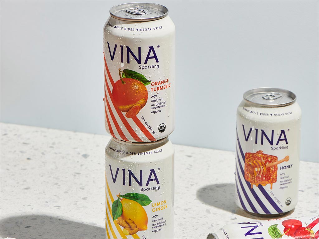 VINA水果醋饮料包装设计