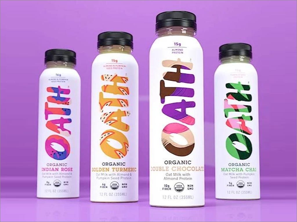 OATH燕麦牛奶功能性饮料包装设计
