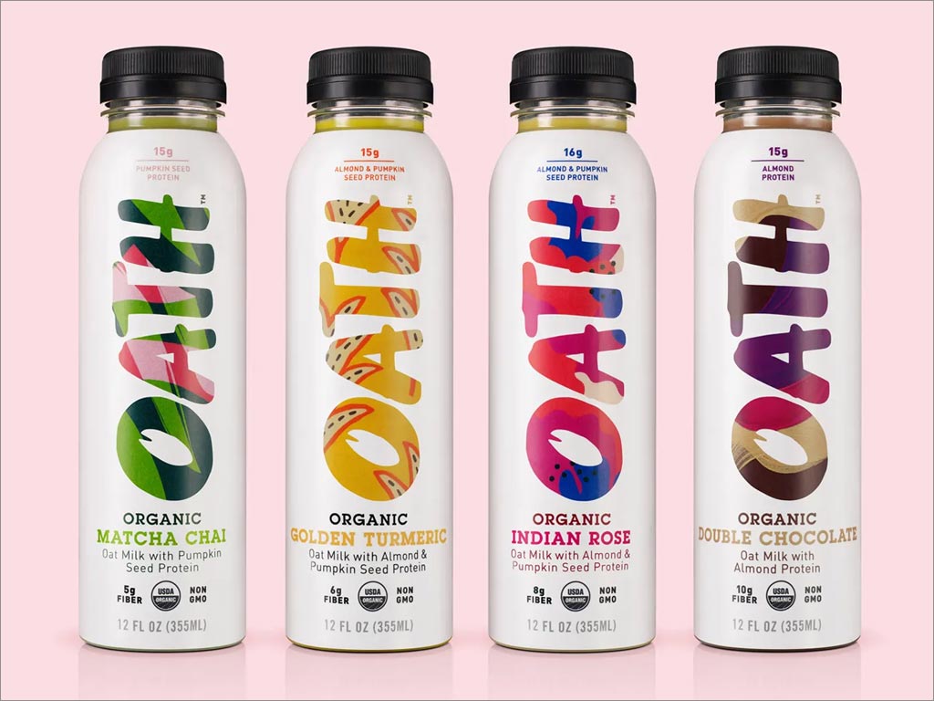 OATH燕麦牛奶功能性饮料包装设计