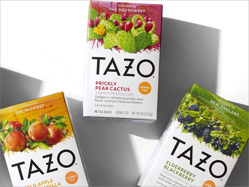 联合利华Tazo茶饮料包装设计