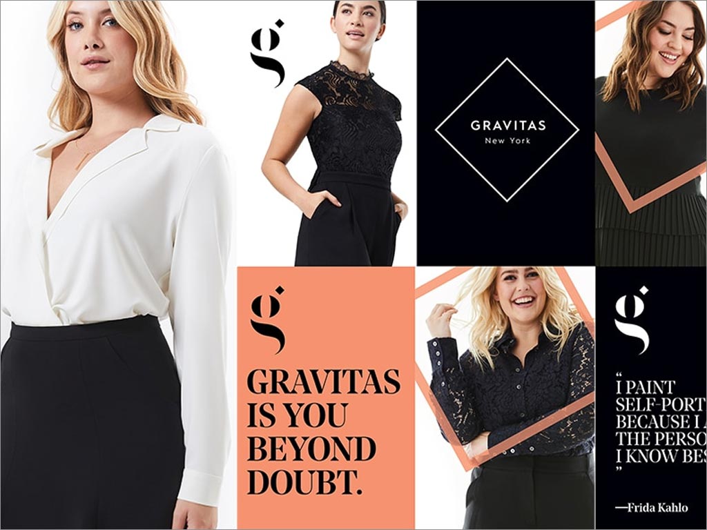 Gravitas女性服装品牌vi形象设计之广告形象设计