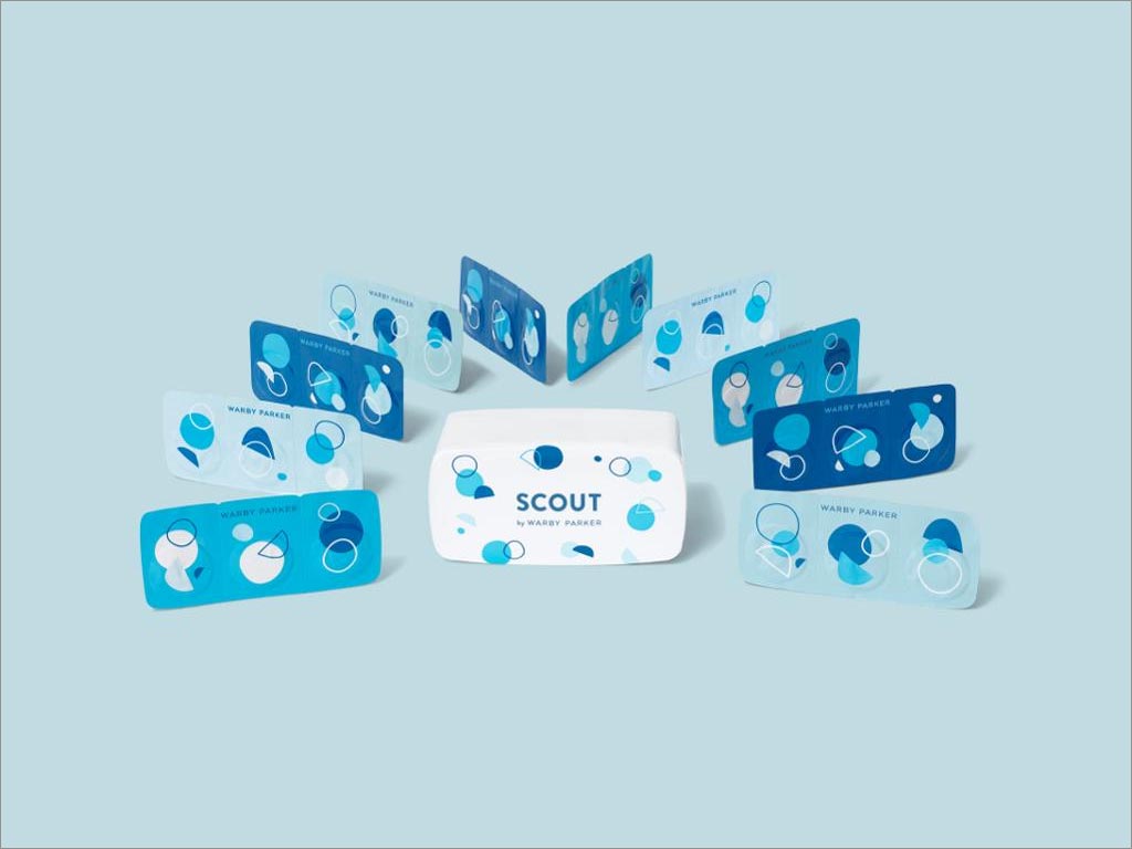 Warby Parker旗下Scout隐形眼镜包装设计