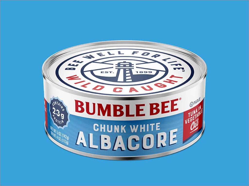 Bumble Bee海鲜产品包装设计之易拉罐包装设计