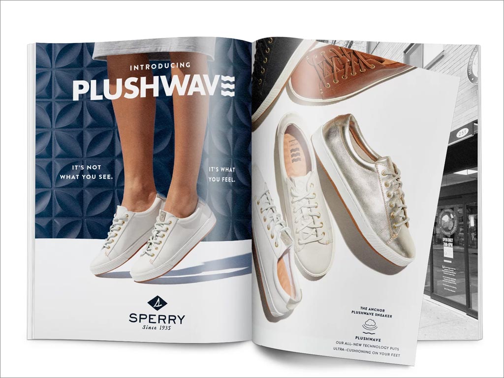 SPERRY PLUSHWAVE休闲鞋产品手册设计