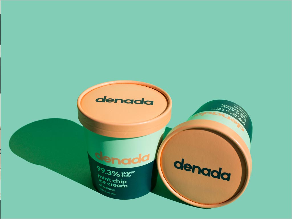 德纳达Denada无糖冰淇淋包装设计