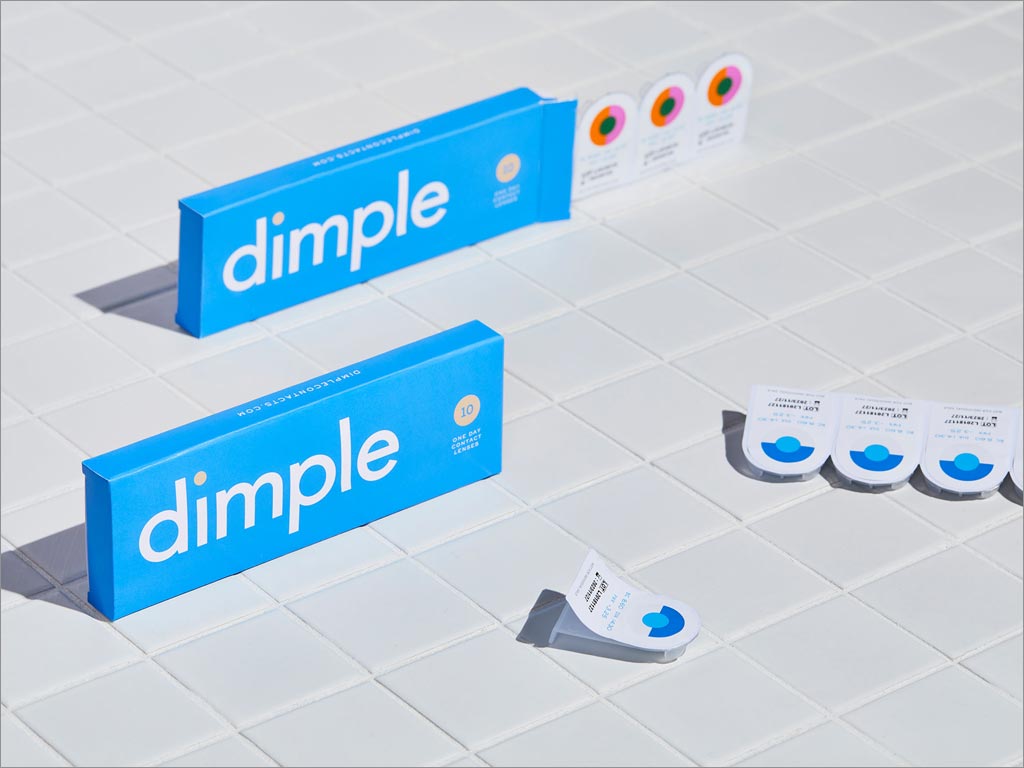 澳大利亚Dimple隐形眼镜包装设计