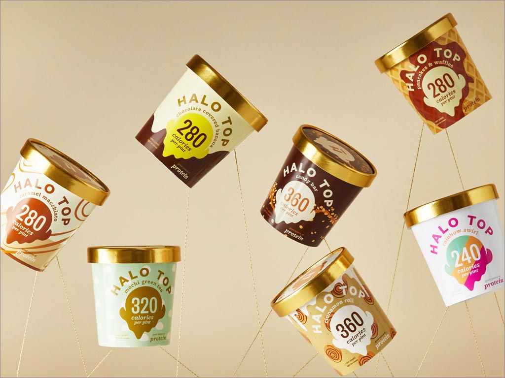 Halo Top冰淇淋品牌包装设计