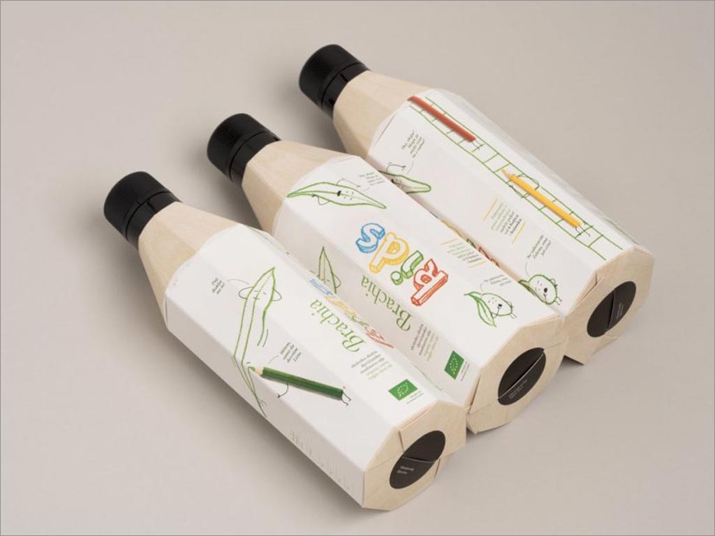 克罗地亚Brachia KIDS儿童橄榄油包装设计
