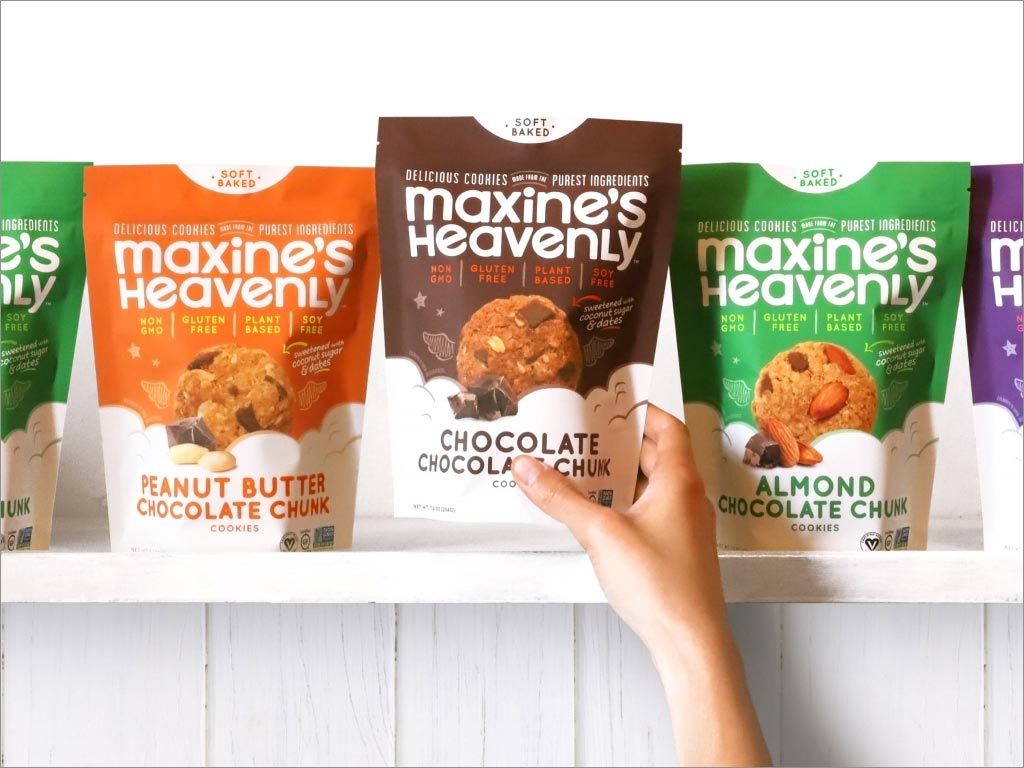 美国Maxine's Heavenly曲奇饼干包装设计之实物照片