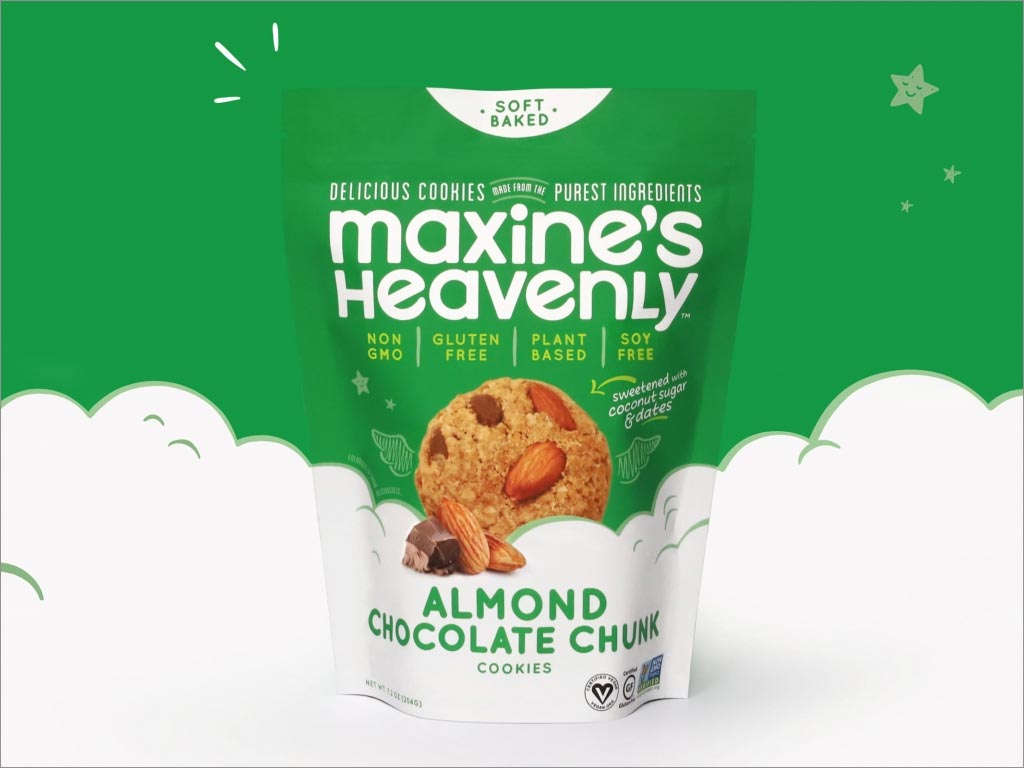 美国Maxine's Heavenly曲奇饼干包装设计
