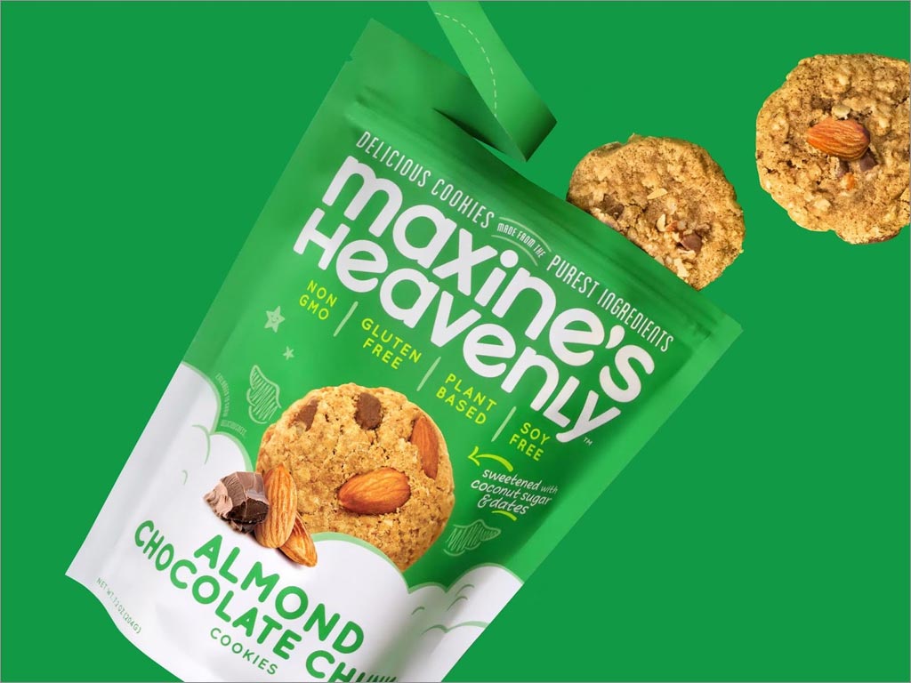 美国Maxine's Heavenly曲奇饼干包装设计之实物照片