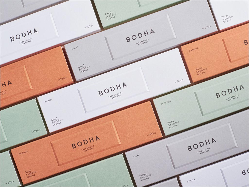 Bodha香品牌logo与包装设计之实物照片