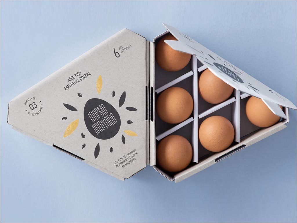 希腊Farma Pafylida鸡蛋包装包装设计
