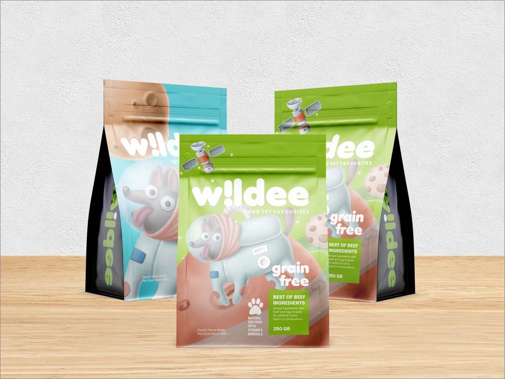印度尼西亚Wildee狗粮包装设计