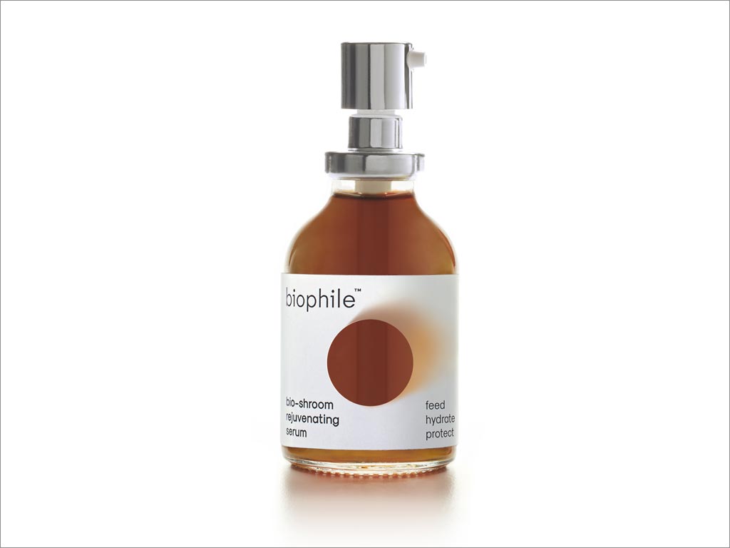 美国Biophile护肤产品瓶体标签包装设计