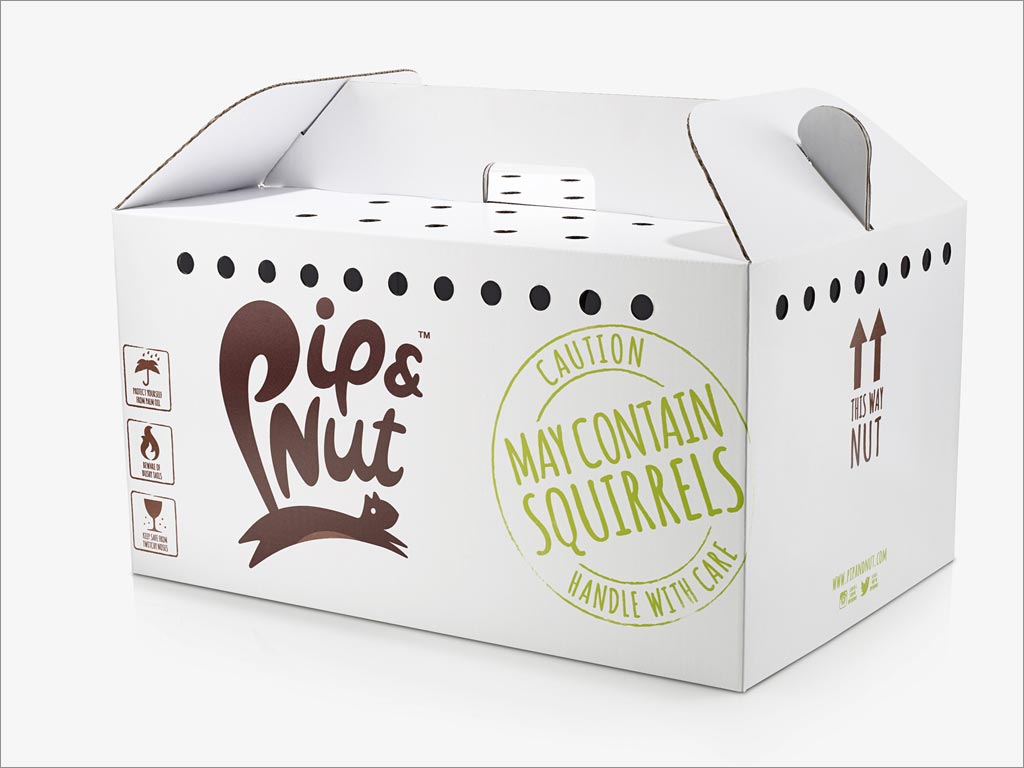 英国Pip＆Nut坚果酱礼盒包装设计
