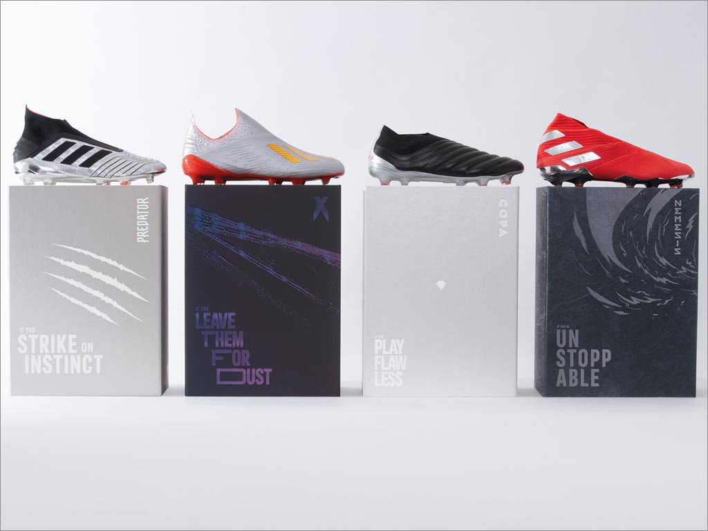 Adidas足球鞋包装盒设计