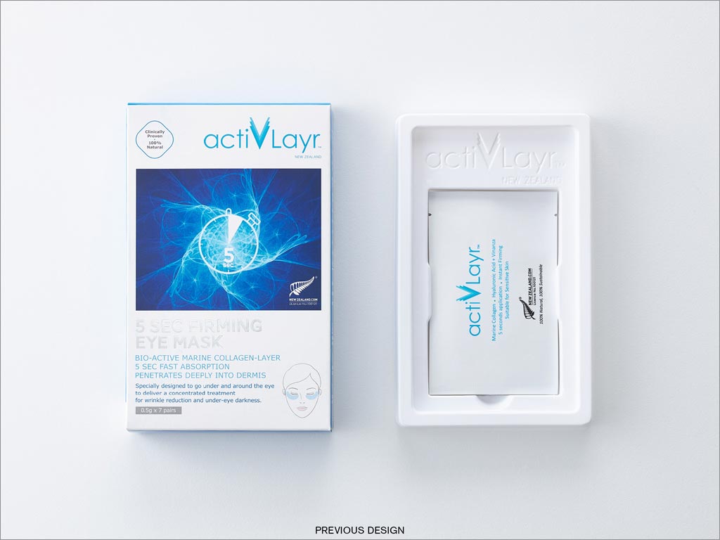 新西兰activLayr海洋胶原蛋白面膜包装盒设计之内部展示