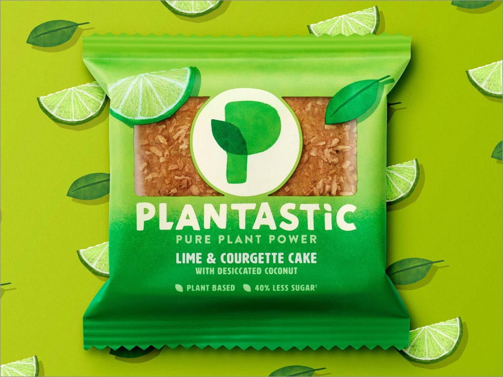英国Plantastic柠檬味休闲食品包装设计