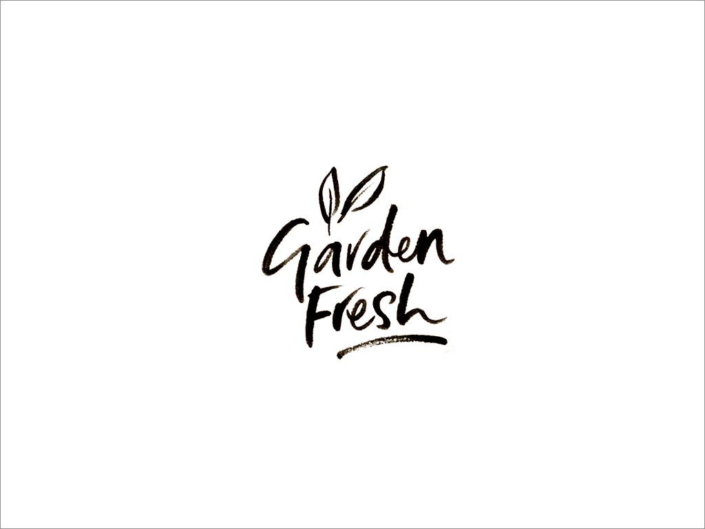 新西兰Garden Fresh生鲜蔬菜logo设计