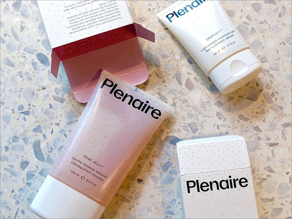 英国Plenaire化妆品软管与外盒包装实物照片