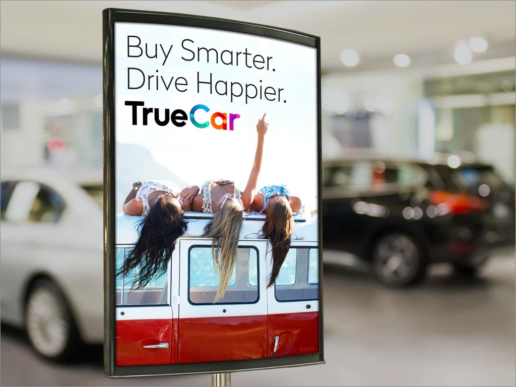 美国TrueCar汽车电商网站交易平台品牌形象灯箱广告设计