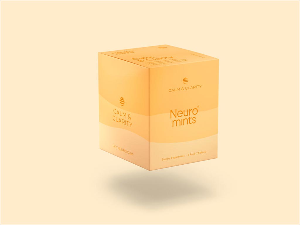 美国Neuro口香糖薄荷糖纸盒包装设计