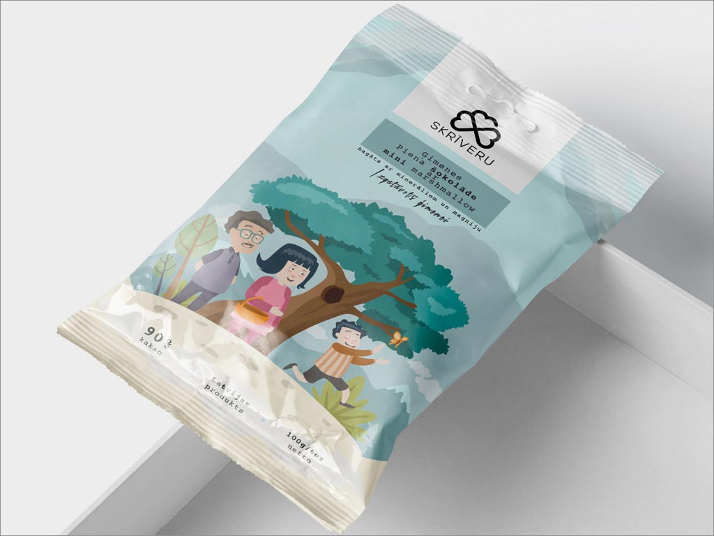 拉脱维亚Skrīveru巧克力糖果包装设计之实物照片