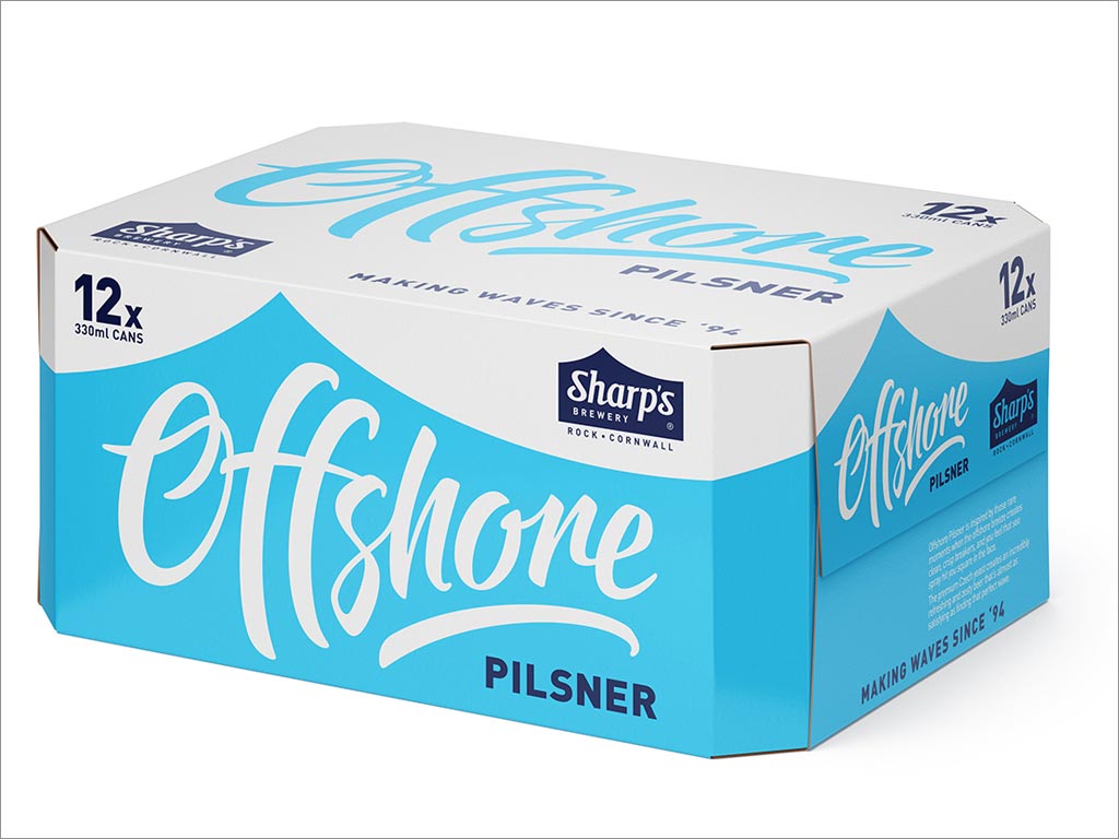 Offshore Pilsner啤酒外箱包装设计