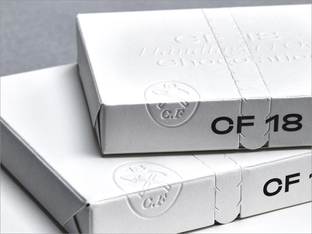 CF18巧克力包装设计之包装盒侧面展示