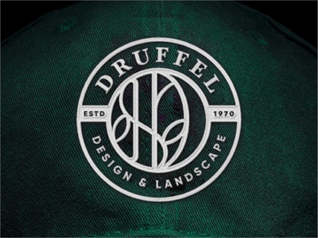 美国Druffel景观设计服务公司品牌形象logo图形设计