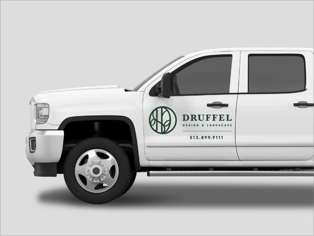 美国Druffel景观设计服务公司品牌形象车体设计