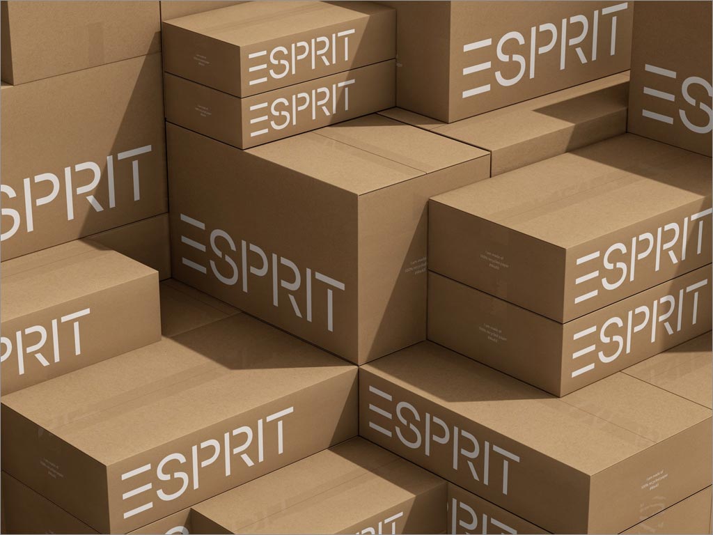 美国Esprit服装品牌形象外箱包装设计