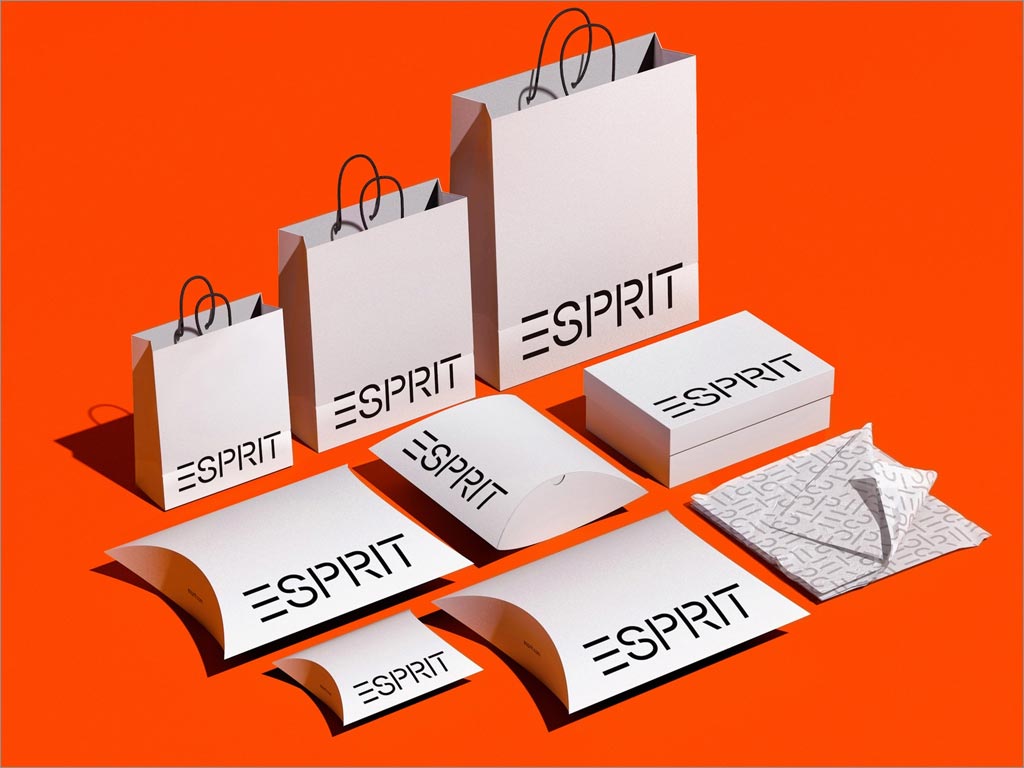 美国Esprit服装品牌形象包装盒设计