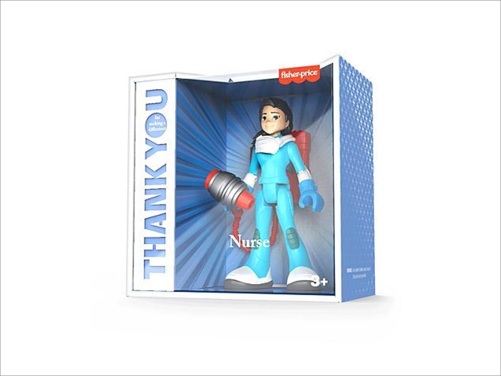 美泰（Mattel）Fisher-Price表彰抗击冠状病毒英雄的玩具包装设计