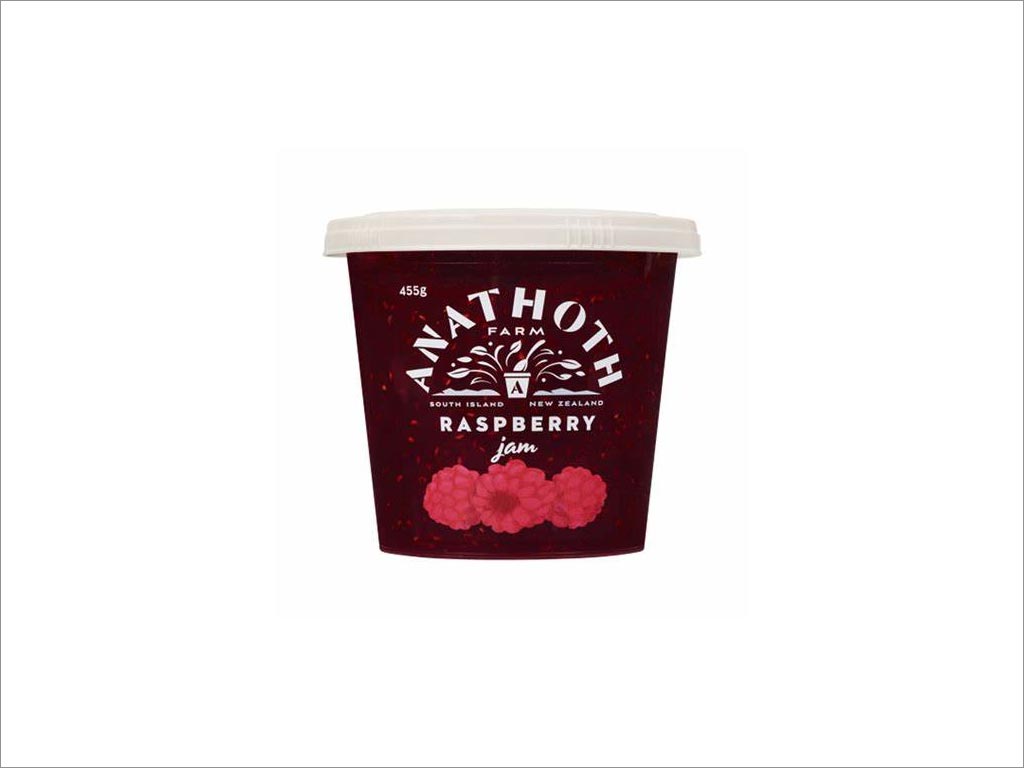 Anathoth Farm树莓果酱包装设计