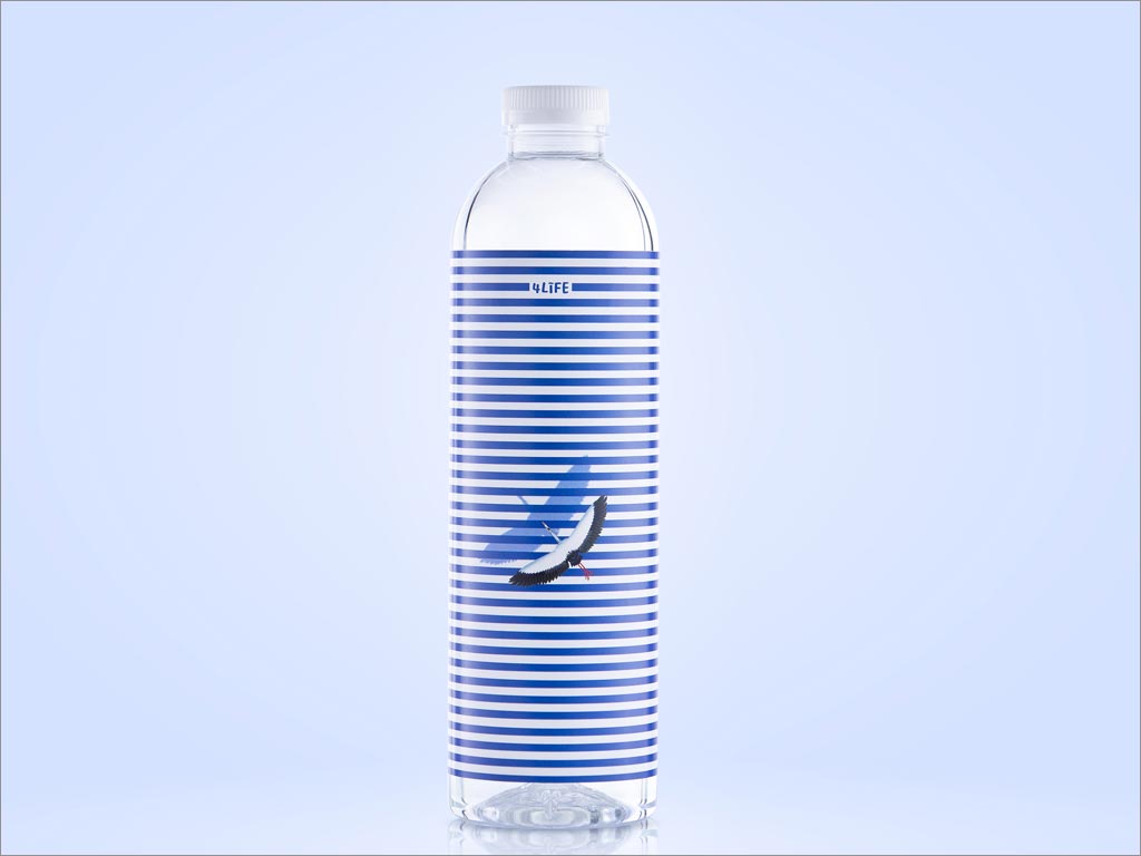 4Life矿泉水瓶签包装设计
