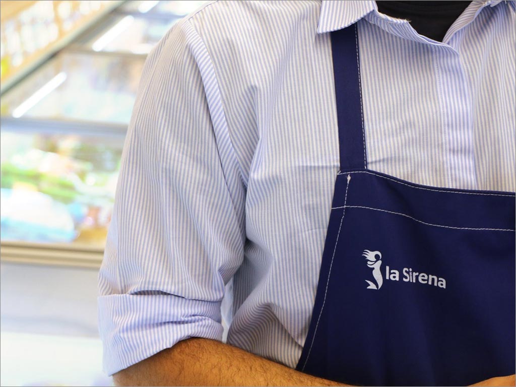 西班牙La Sirena冷冻食品品牌形象之员工围裙设计设计