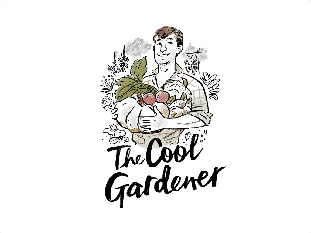 新西兰The Cool Gardener速冻方便食品logo设计