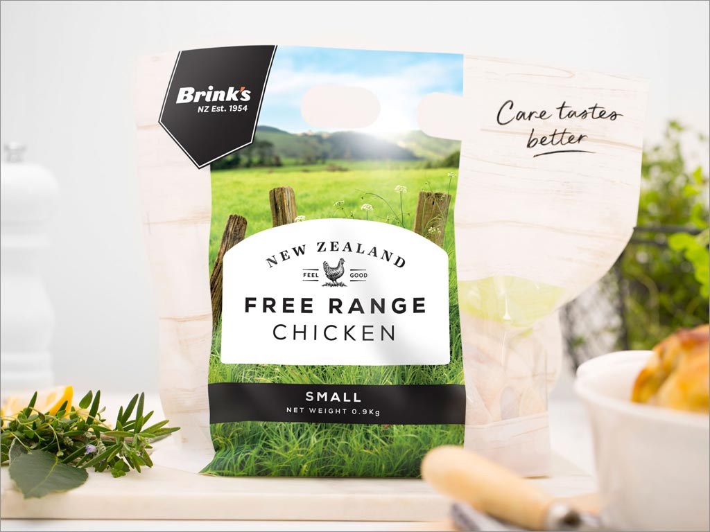 新西兰Brink's鸡肉包装袋设计