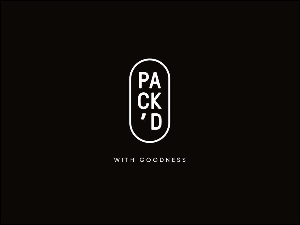 比利时Pack'd维生素保健品logo设计