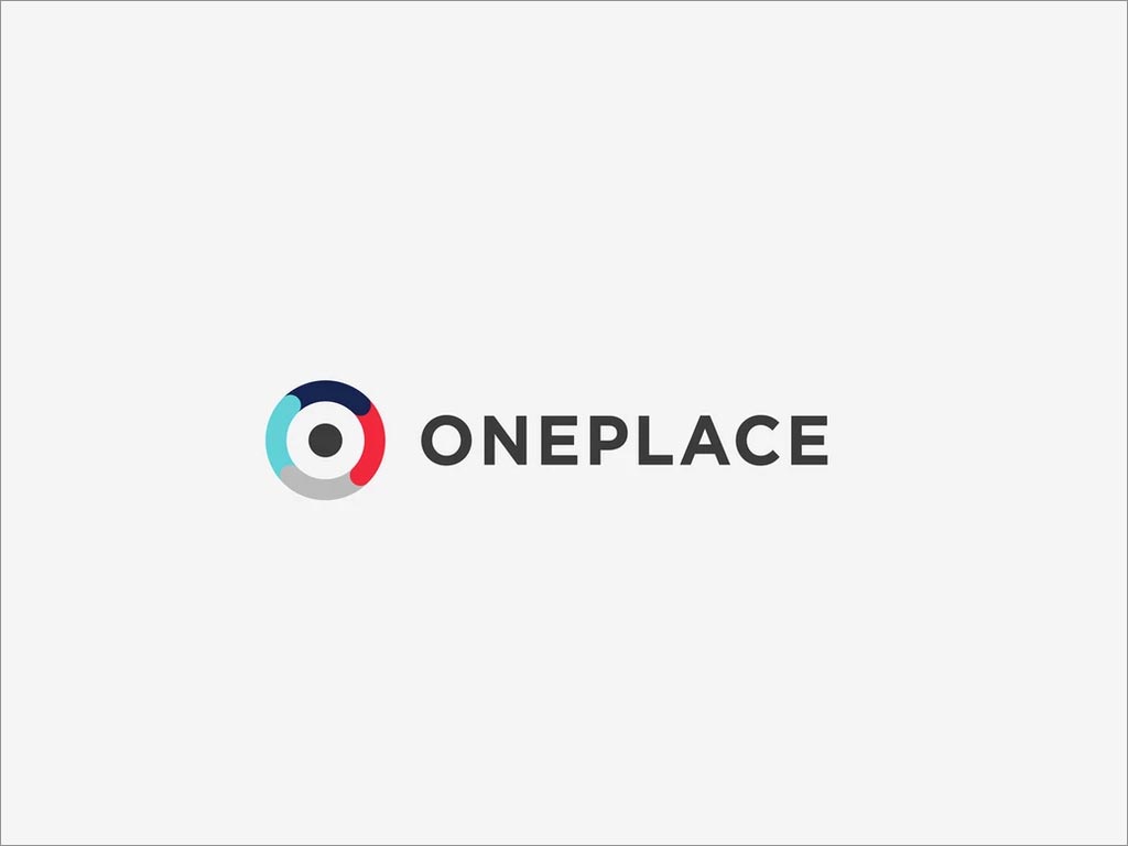 英国OnePlace客户关系管理系统品牌形象logo设计