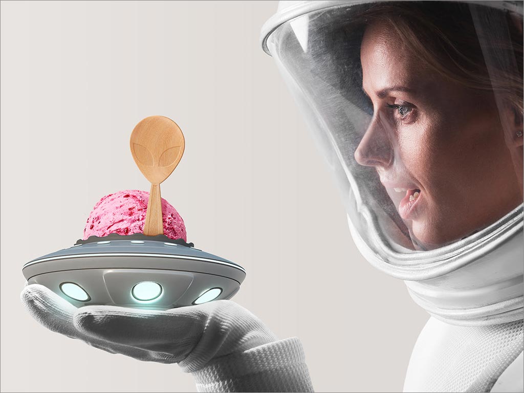 加拿大SpaceCream冰淇淋品牌形象设计